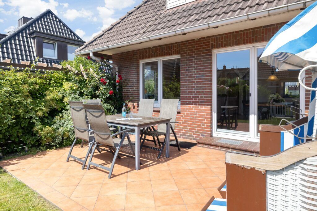 Garten in Ferienhaus auf Sylt