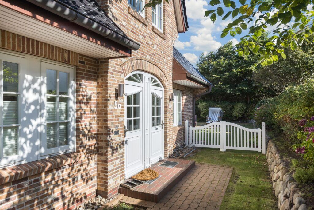 Eingang zur Ferienwohnung auf Sylt